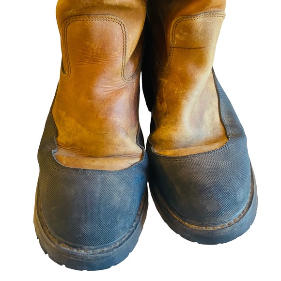 PUREPECHA Men’s Leather Work Boots - Picture 3 of 6